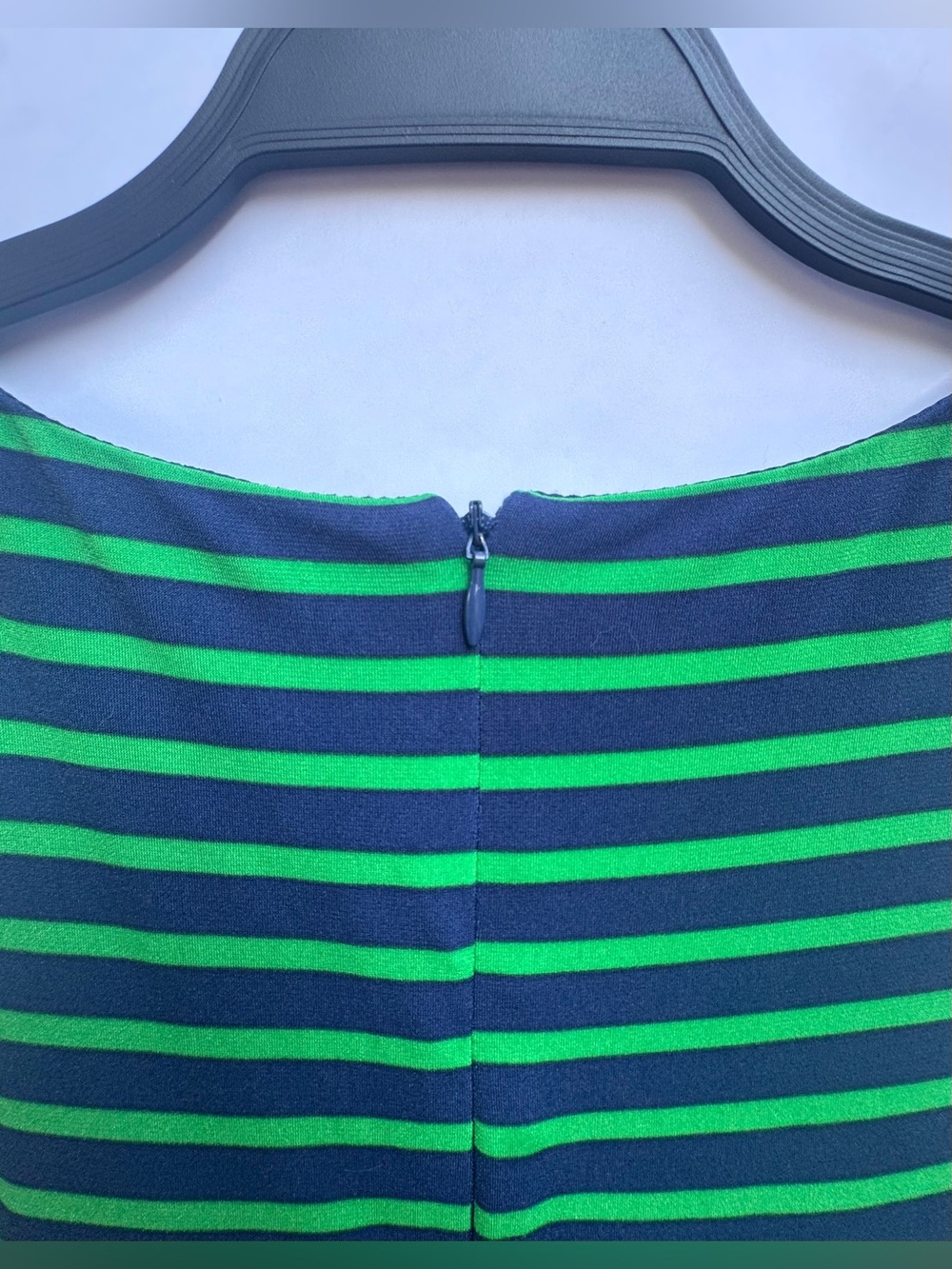 NWT Liz Claiborne Striped Keyhole Fit-and-Flare Midi Dress – Size 16 - Picture 8 of 16